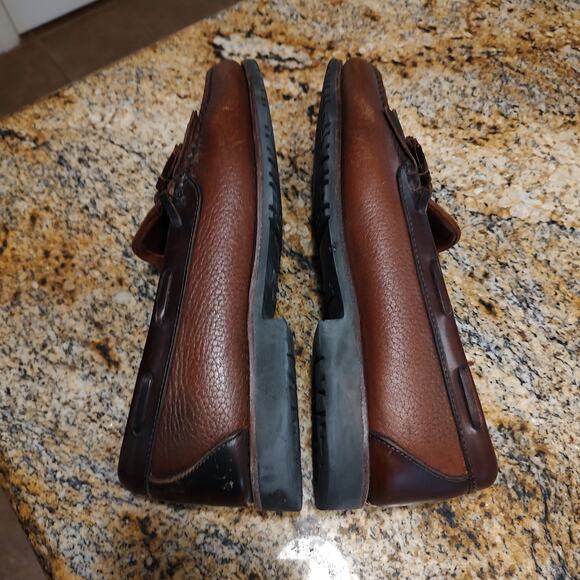 Allen Edmonds Nashua Tassel Loafers Size 11 Brown Leather Shoes - Picture 7 of 12